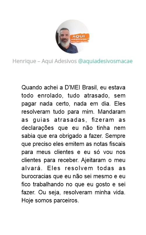 Henrique Aqui Adesivos celular